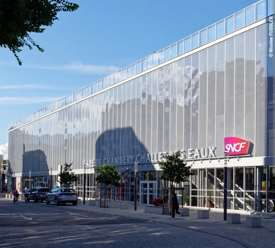 photo nouvelle gare de Chambéry Challes les Eaux