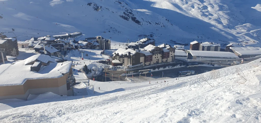 photo de la station de ski de val thorens
