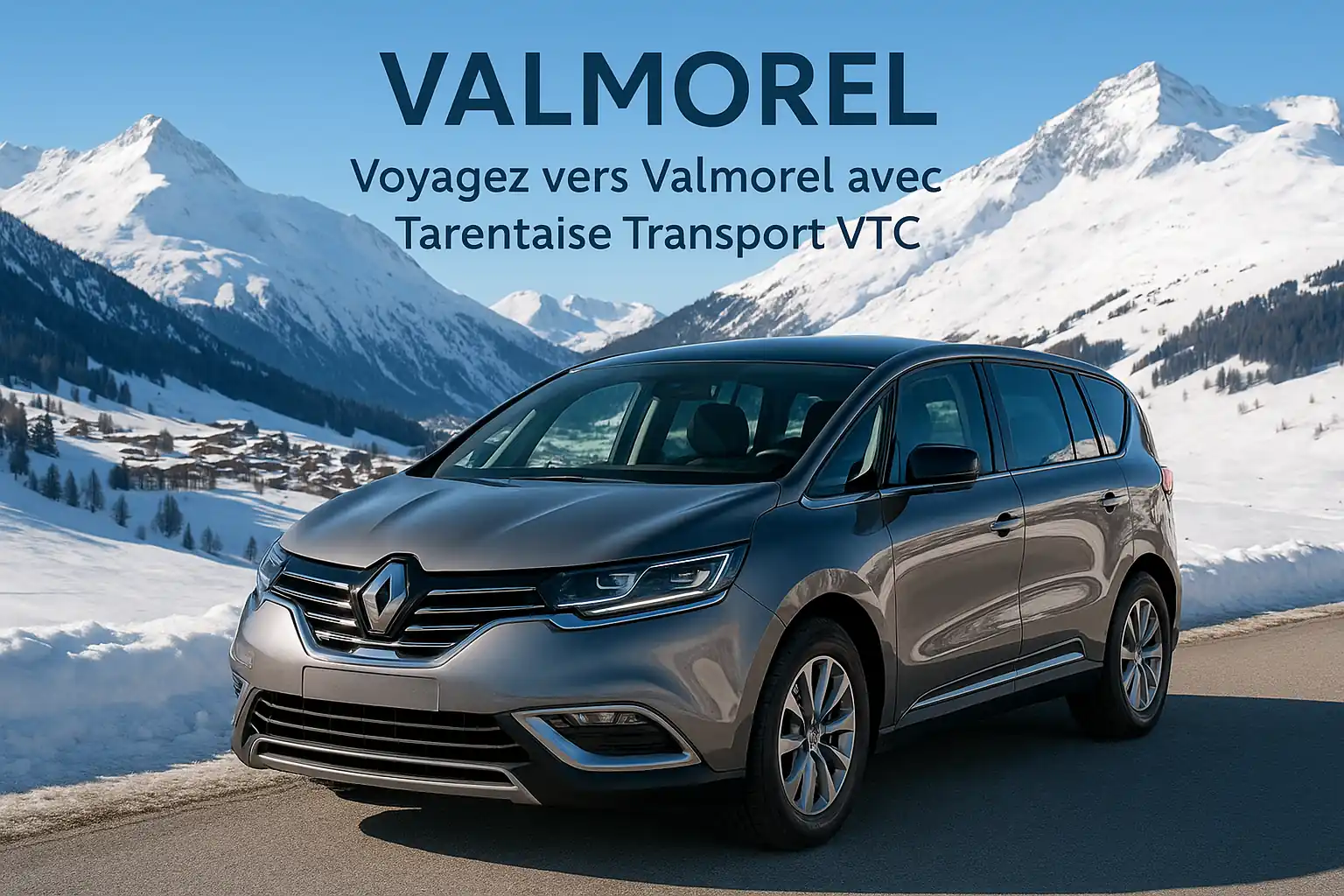 Taxi VTC transfert privé Genève Aéroport vers Valmorel – Tarentaise Transport VTC